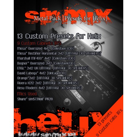 SinMix Metal Pack for Helix