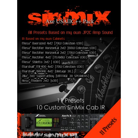 SinMix Axe USA2C++ Preset Pack